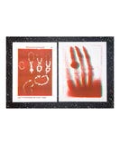 Röntgen + Bioplasma Handprint Diptych