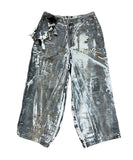 Metal Printed Denim