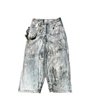 Metal Printed Denim