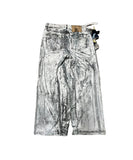 Metal Printed Denim