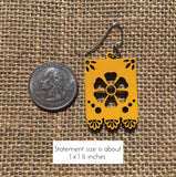 Papel Picado Flower Earrings
