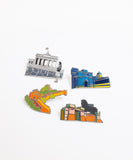 Insular Architecture Collection Pins