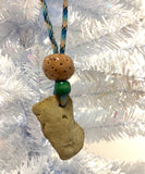 Lake Michigan Adder Stone Ornaments