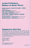 Artist Publishers Reflect on Book Waste by Temporary Services