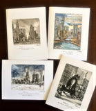 Chicago Etchings Cards