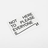 Statement is Adhesive