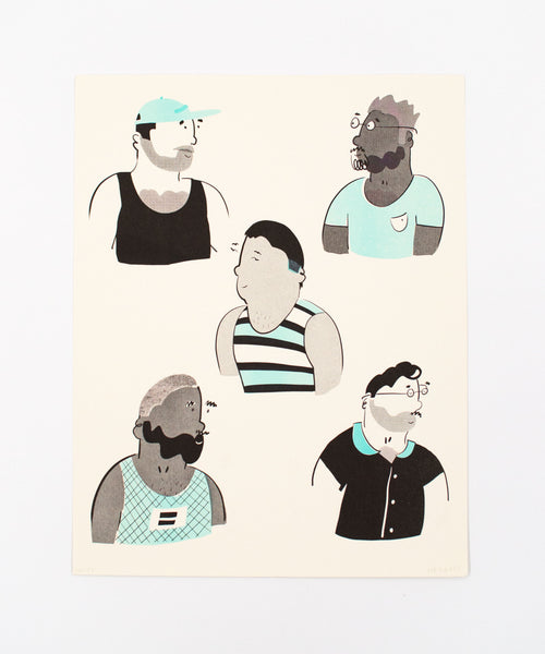 Gay Boys Risograph