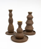 Brown grey narrow vessel