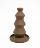 Brown grey narrow vessel