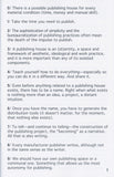 ISBN? No Thanks and Other Notes Before Starting a Publishing House