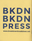 Breakdown Sonic Meditations Workbook #4 by Brett Bloom & BKDN BKDN