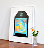 Risograph Print 006: Studio Table