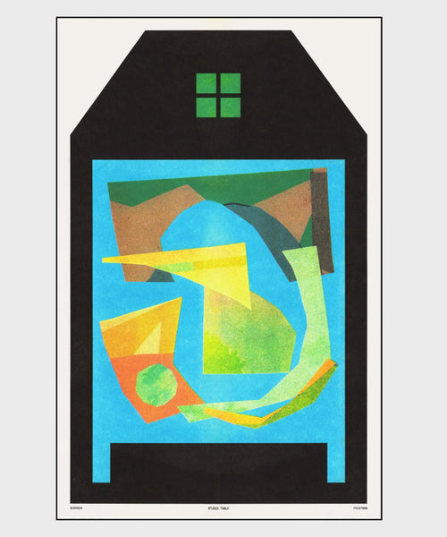 Risograph Print 006: Studio Table