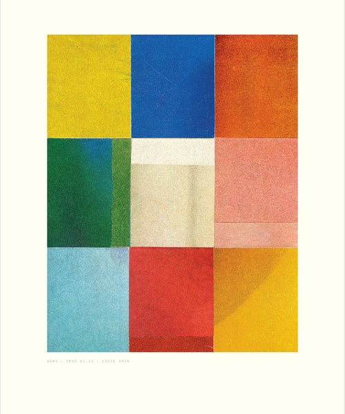 Collage Art Print