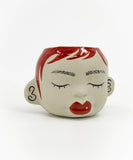 Painted Head Planters