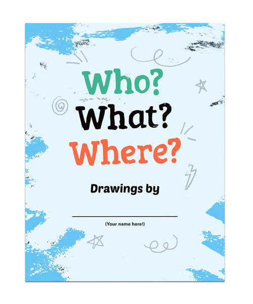 Who? What? Where? Activity Zine for Kids