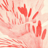 Risograph Print 007: Red Flower