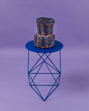 Vertical Stripe Woven Mini Vase