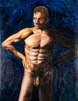 Nude Shatner, Acrylic on Board