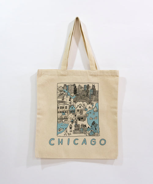 Illustrated Chicago Tote