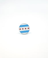 Chicago Flag Pin