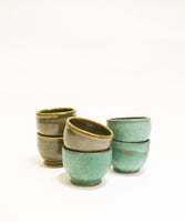 Green Grid Tea Set