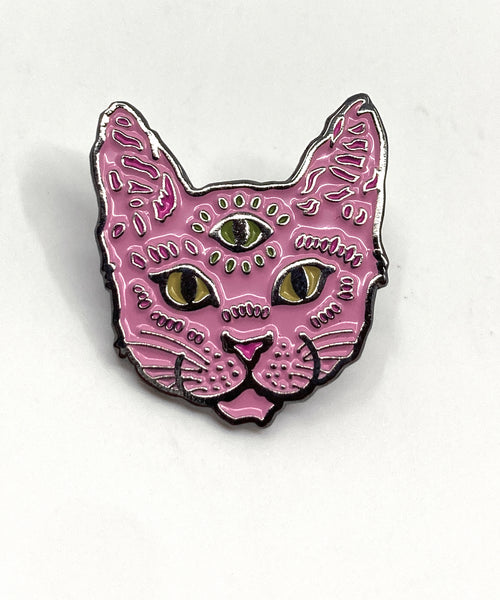 Third-Eye Kitten Pin