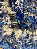 Blue Geometric Rug - 43 x 55"