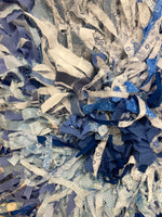 Pastel Blue Quilting Cotton Rug - 24 x 36"